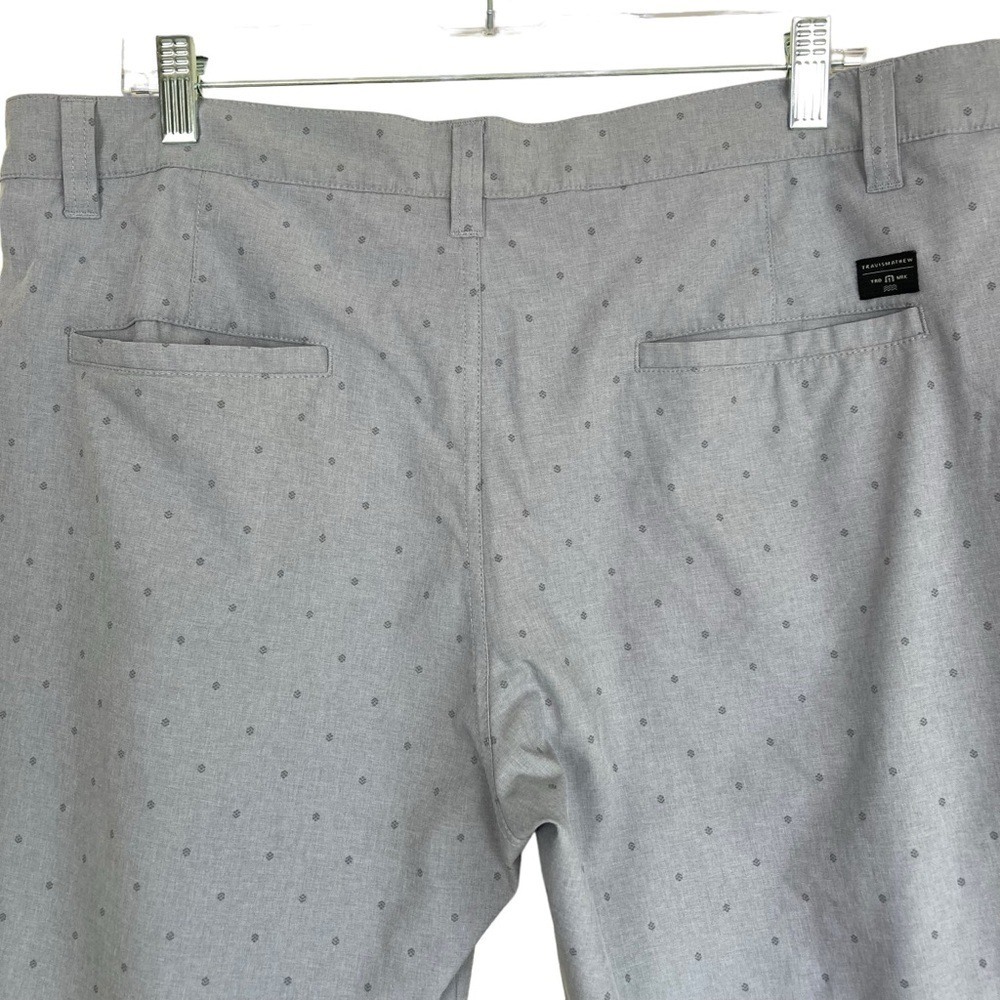 Travis Mathew ‘Barnacle’ Hybrid Shorts in Grey Heather Sleet Golf 9” Sz L - Picture 8 of 16